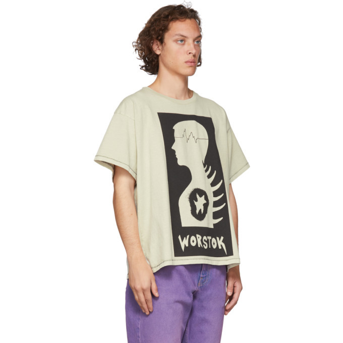 Worstok Off-White Backbone T-Shirt