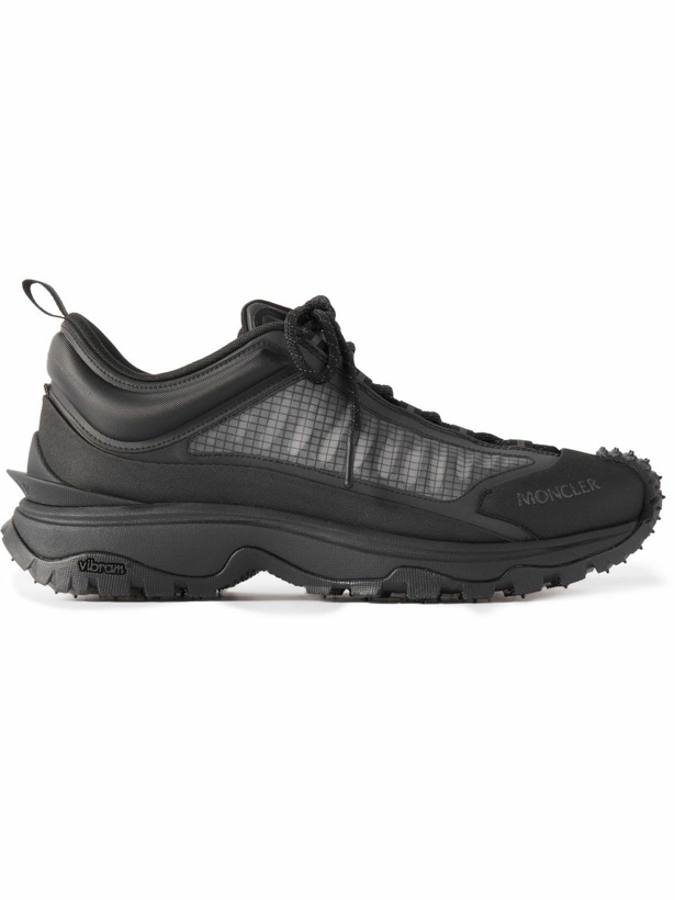 Photo: Moncler - Mesh and Rubber Sneakers - Black