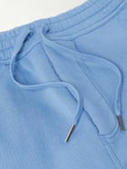 TOM FORD - Tapered Cotton-Jersey Sweatpants - Blue