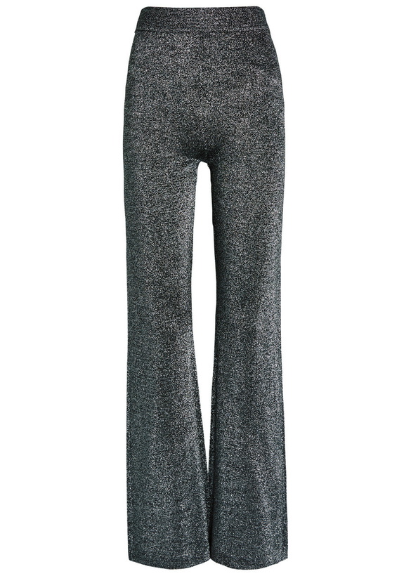 Photo: Missoni Lamé Fine-knit Trousers Silver