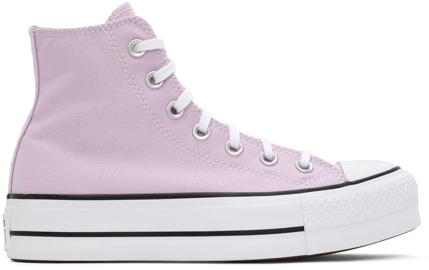 Junction protein Overtræder Converse Purple Chuck Taylor All Star Lift Hi Sneakers Converse