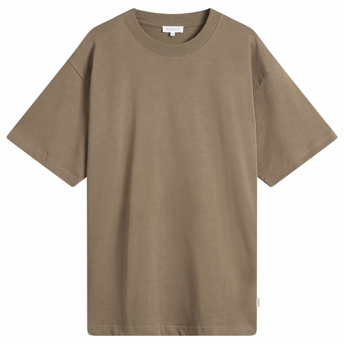 Norse Projects Men's Standard Heavy Loose T-shirt in Walnut
