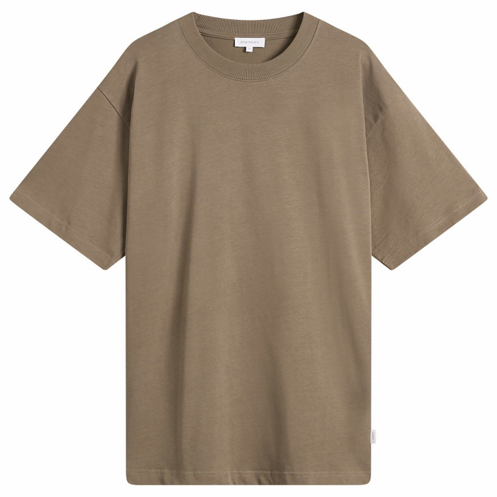 Photo: Norse Projects Men's Standard Heavy Loose T-shirt in Walnut
