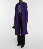 Golden Goose - Belted wool-blend coat