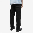 Acne Studios Men's Ayonne Twill Pink Label Chinos in Black