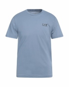 Ea7 Mens T-shirt Light in Blue
