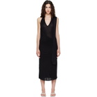 Belle Anna Black Duo Midi Dress