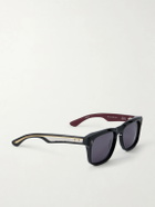 Jacques Marie Mage - Wesley Square-Frame Acetate Sunglasses - Black