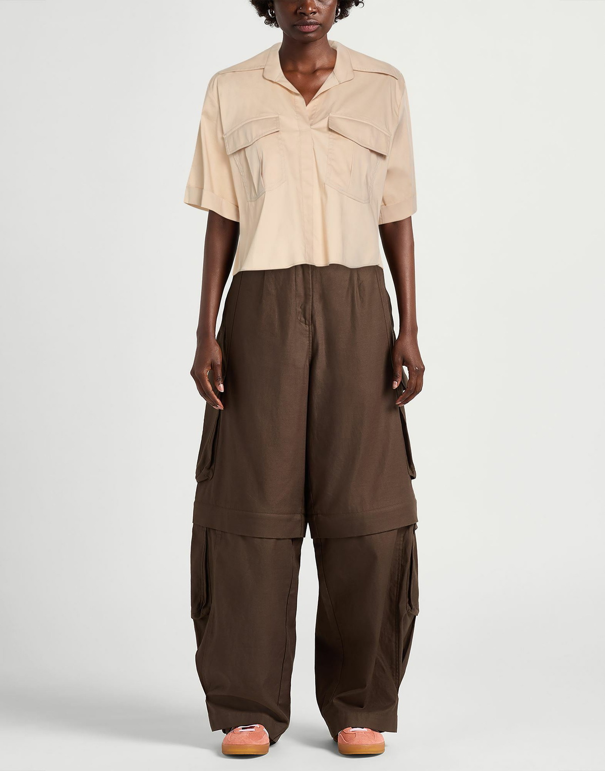 Jijil Womens Top in Beige