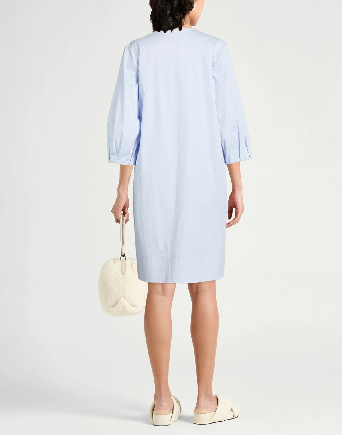 Peserico Womens Midi dress Sky in Blue