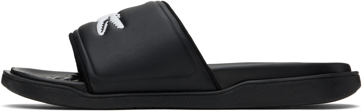 Lacoste Black Serve Slides