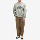 Brain Dead Men's Bio Dog Long Sleeve T-Shirt in Seagrass