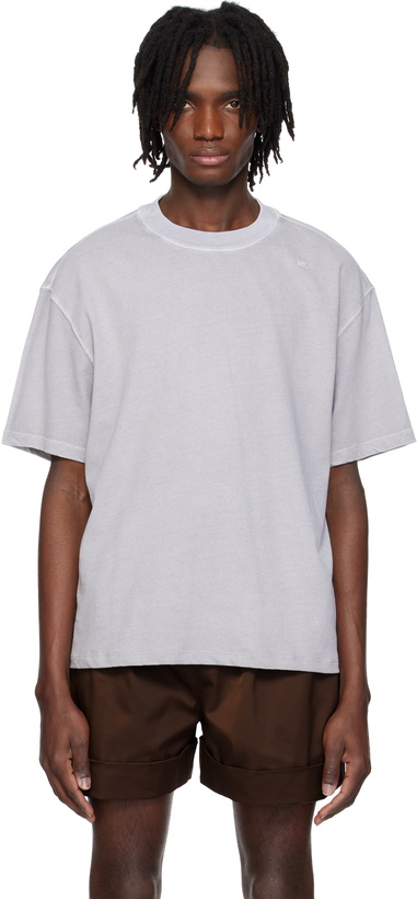 Photo: RECTO Gray Vintage Washed Cotton T-shirt