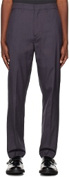 Dunhill Gray Central Crease Trousers