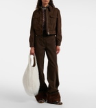 Dries Van Noten Cropped denim jacket