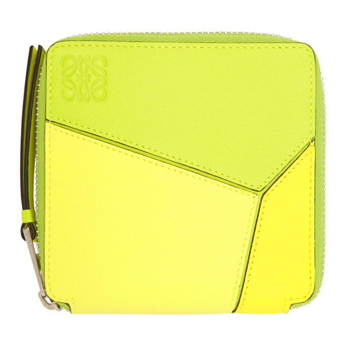 Photo: Loewe Yellow Small Puzzle Wallet