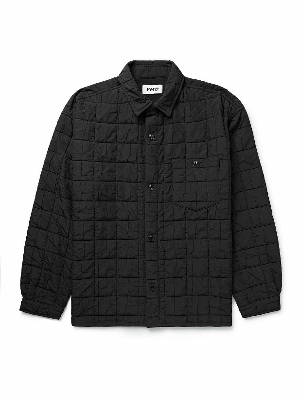 Photo: YMC - Mitchum Quilted Crinkled-Shell Jacket - Black