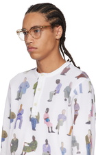 LOEWE Beige Curvy Glasses