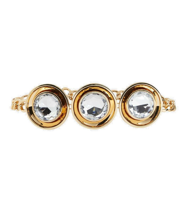 Photo: Area Crystal-embellished chain belt