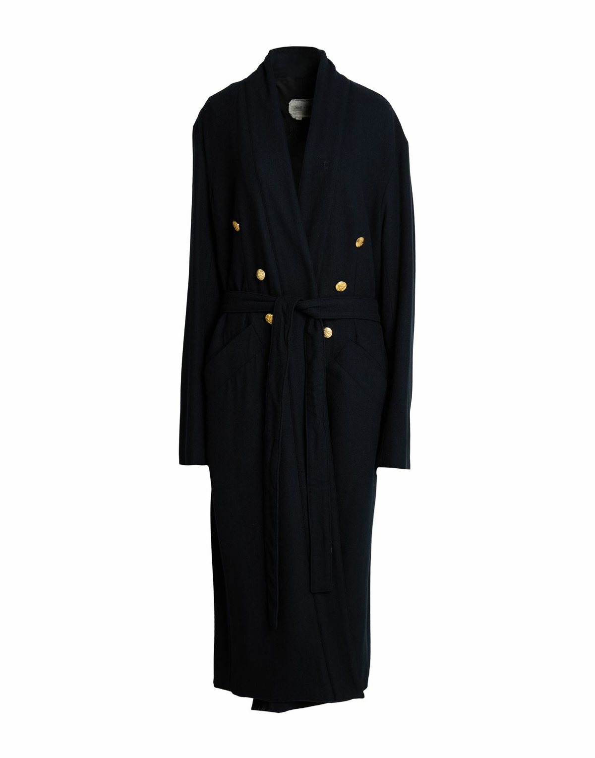 Greg Lauren Womens Coat Midnight in Blue