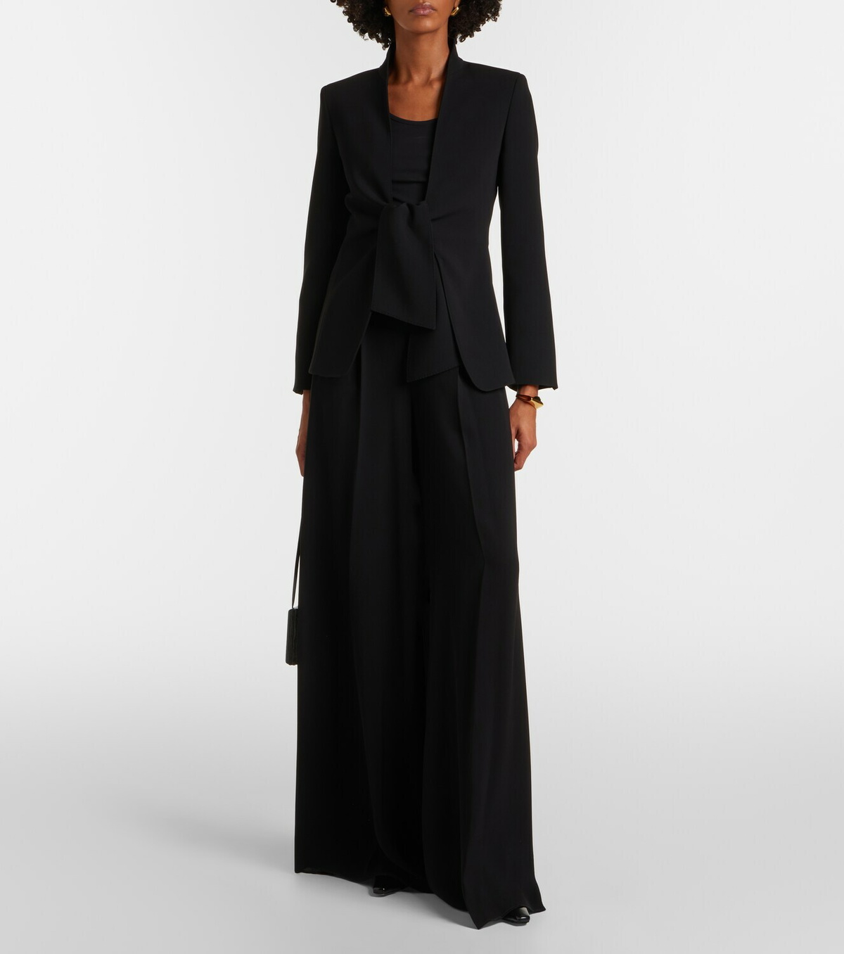 Max Mara Elegante cady wide-leg pants