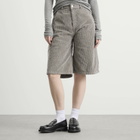mfpen Women's Edition Cord Shorts in Taupe Punch Out
