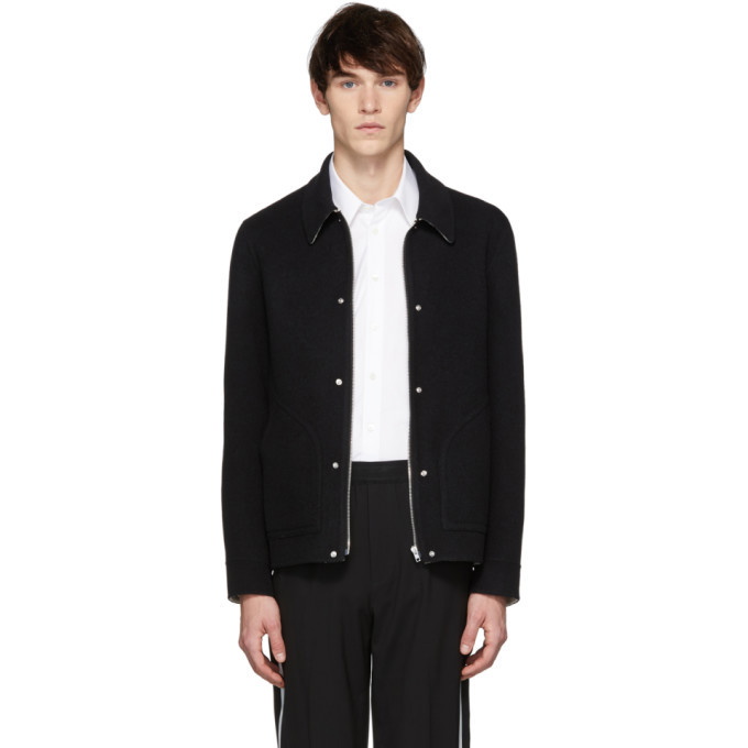 Photo: Helmut Lang Black Logo Zip Jacket