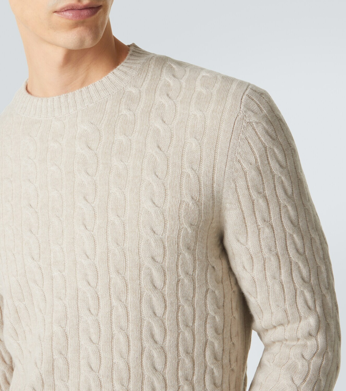 Arch4 Cable-knit cashmere sweater