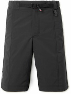 Moncler Grenoble - Day-Namic Straight-Leg Belted Logo-Appliquéd Shell Shorts - Black