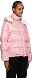 Moncler Pink Abbaye Down Jacket