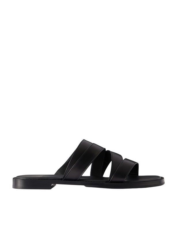 Photo: J.M. Weston - Leather Sandals - Black