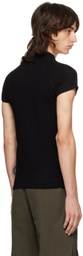 HYEIN SEO Black Perforated Knit T-shirt