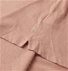 Bellerose - Cotton and Linen-Blend Jersey Polo Shirt - Pink
