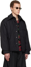 Charles Jeffrey LOVERBOY Black Puffer Overshirt