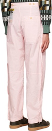 Henrik Vibskov Pink Cotton Trousers