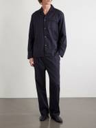 Derek Rose - Paris 17 Cotton-Poplin Pyjama Set - Black