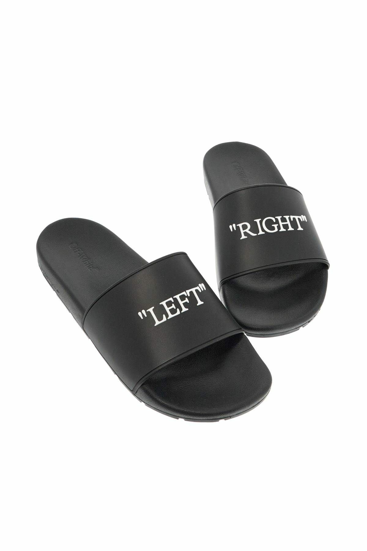 Off-White Monochrome Logo Slides Off-White Logo Slides Black Sizes in EU 36/38/39/40/41/42/43  main image 2