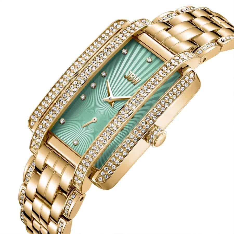 JBW Mink Collection Quartz Diamond Green Dial Ladies Watch J6358J
