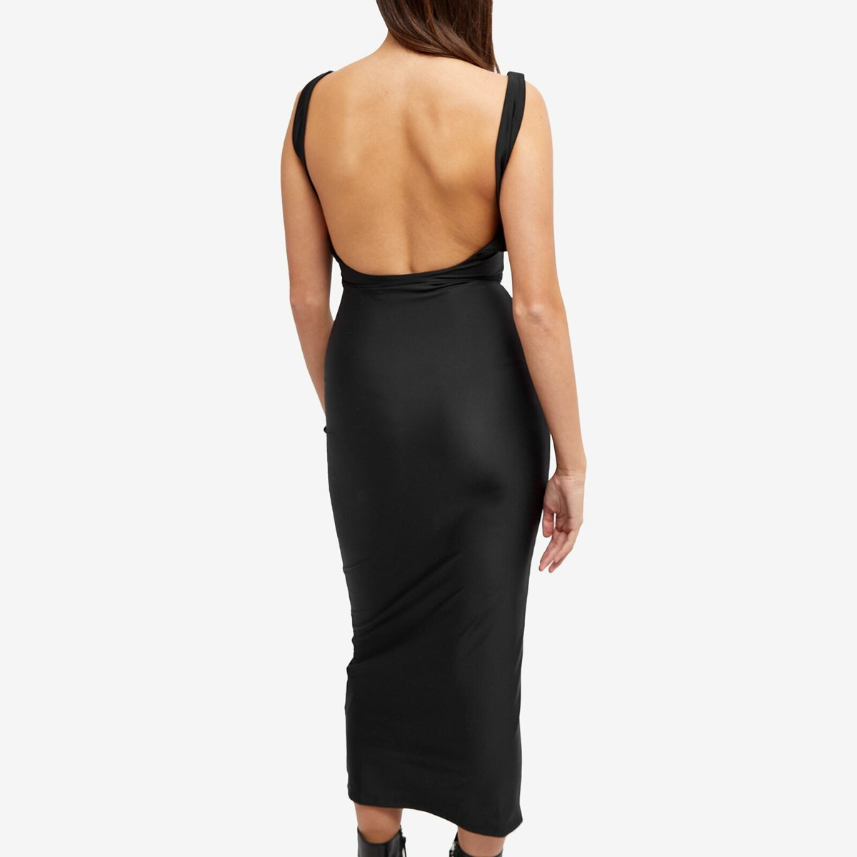 Rotate Women's Firm Midi Dress in Black
