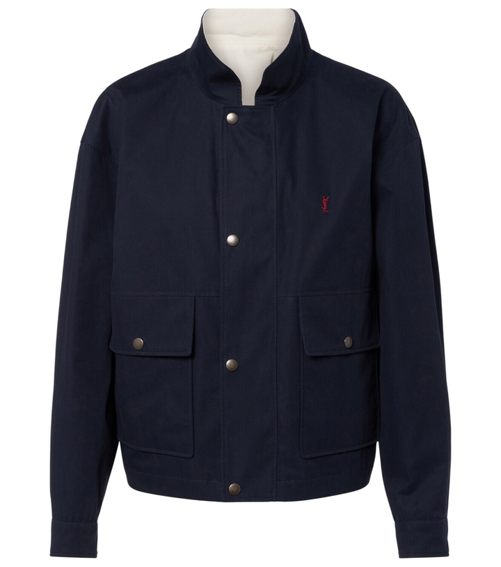 Photo: Saint Laurent Reversible cotton blouson jacket