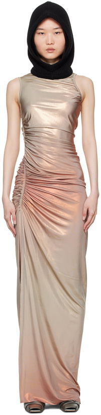 Photo: Rick Owens Lilies Gold Lido Svita Maxi Dress