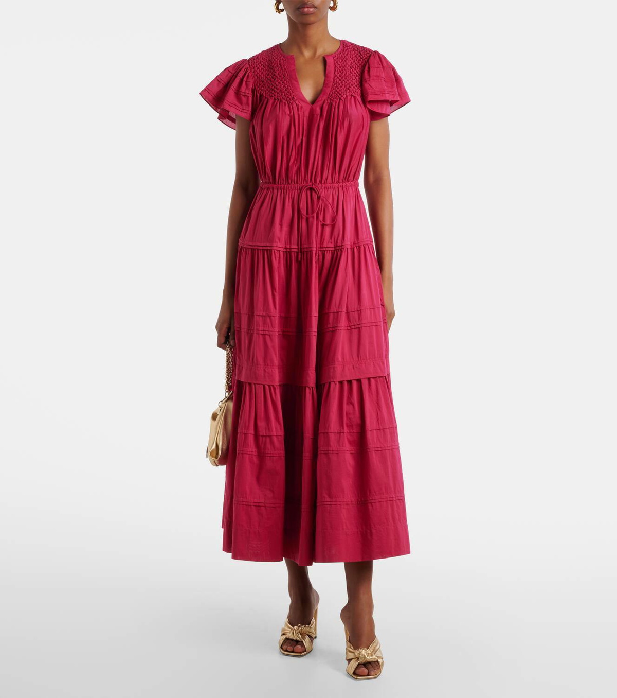 Ulla Johnson Marika cotton and silk voile maxi dress Ulla