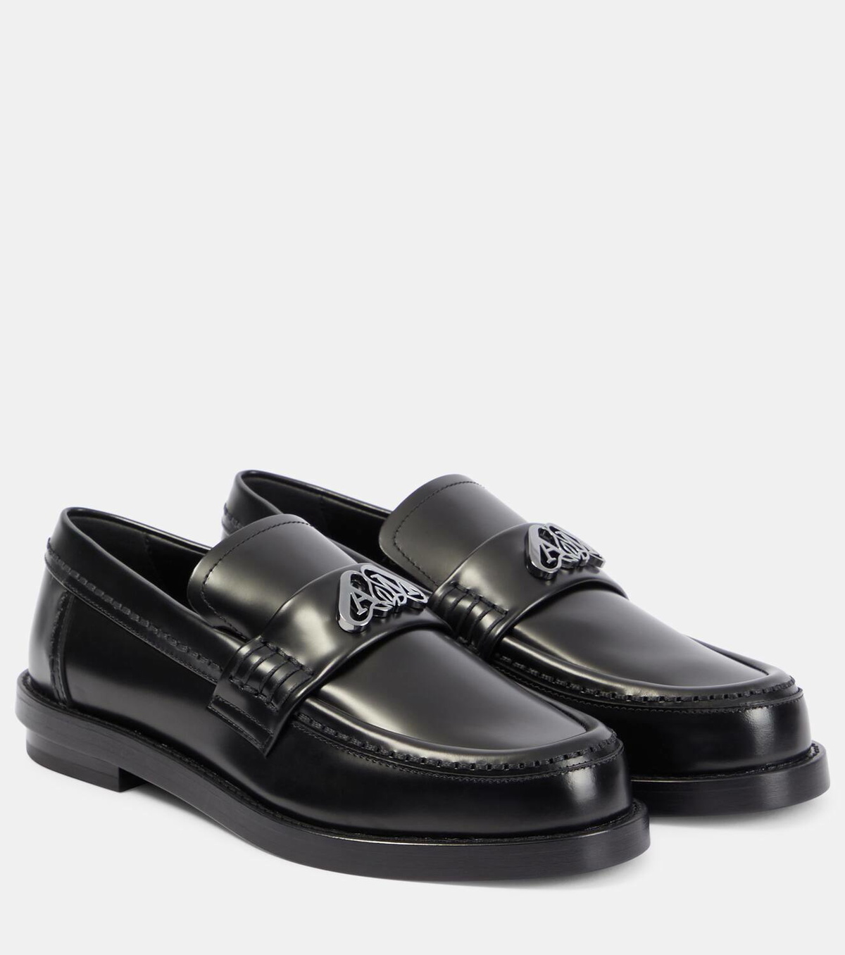 Alexander McQueen Seal leather loafers