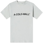 A-COLD-WALL* Men's Essential Logo T-Shirt in Light Grey