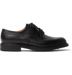 George Cleverley - Archie II Textured-Leather Derby Shoes - Black