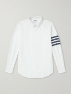 Thom Browne - Striped Cotton Shirt - White