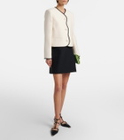 Valentino Crepe Couture scalloped jacket