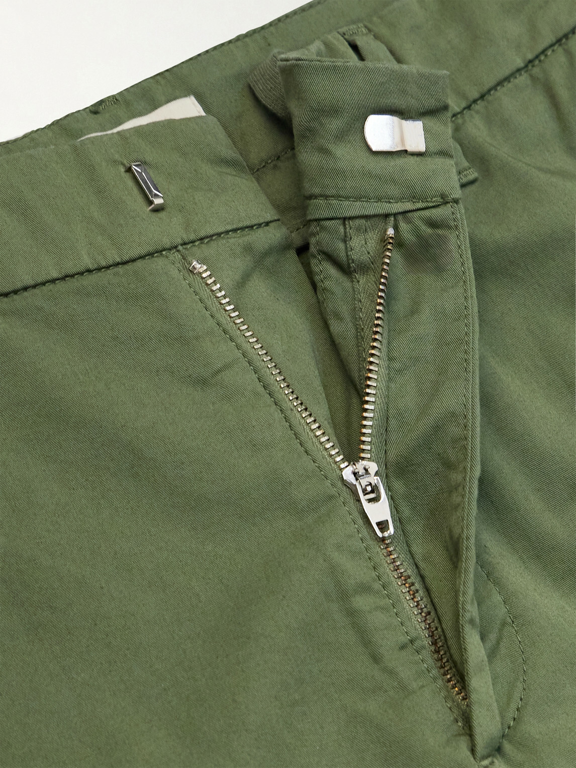 Altea - Dumbo Tapered Cotton-Blend Gabardine Trousers - Green