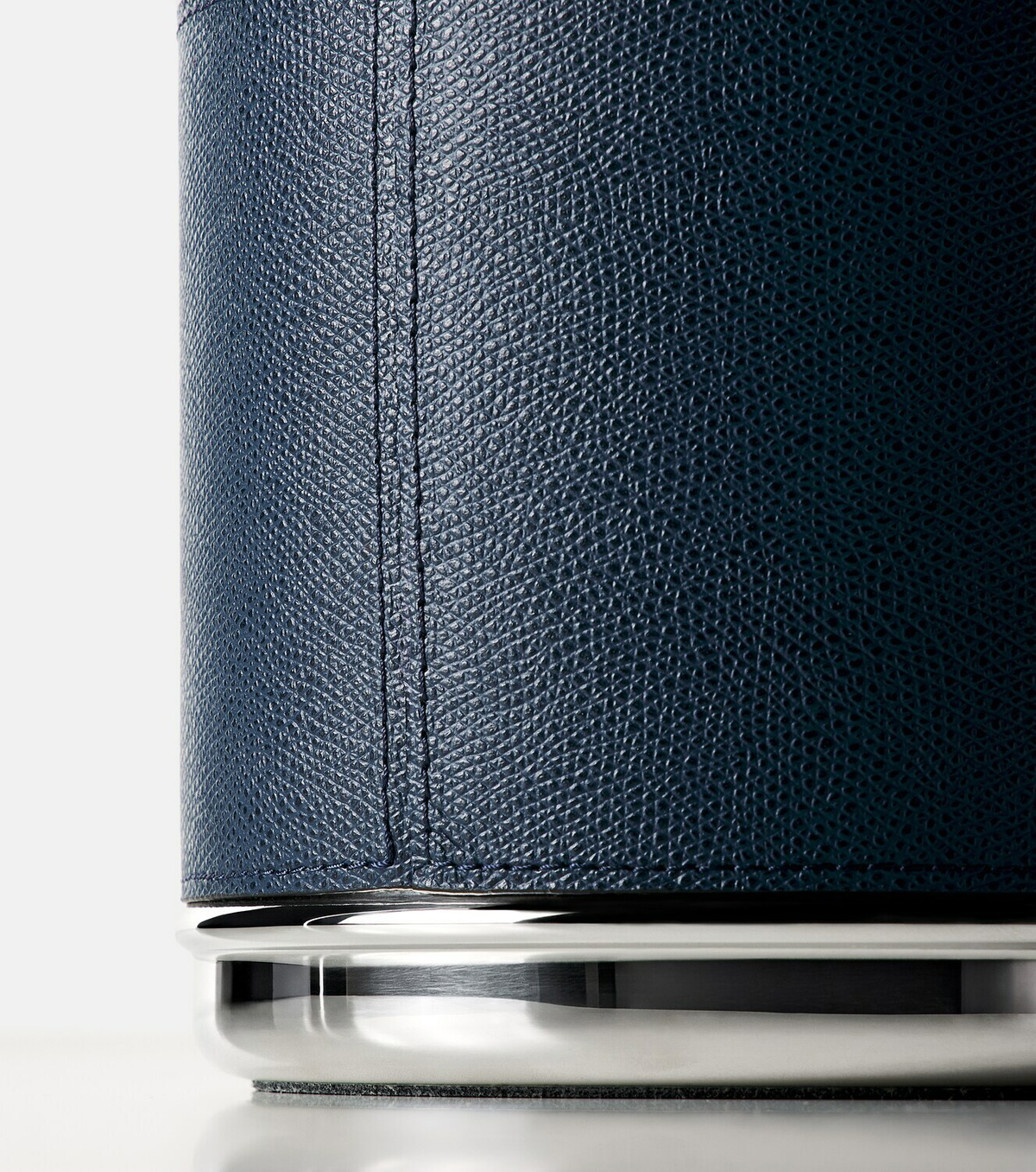 Giobagnara Ocean Small steel and leather ice bucket
