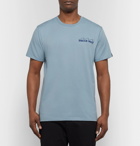 rag & bone - Printed Cotton-Jersey T-Shirt - Blue
